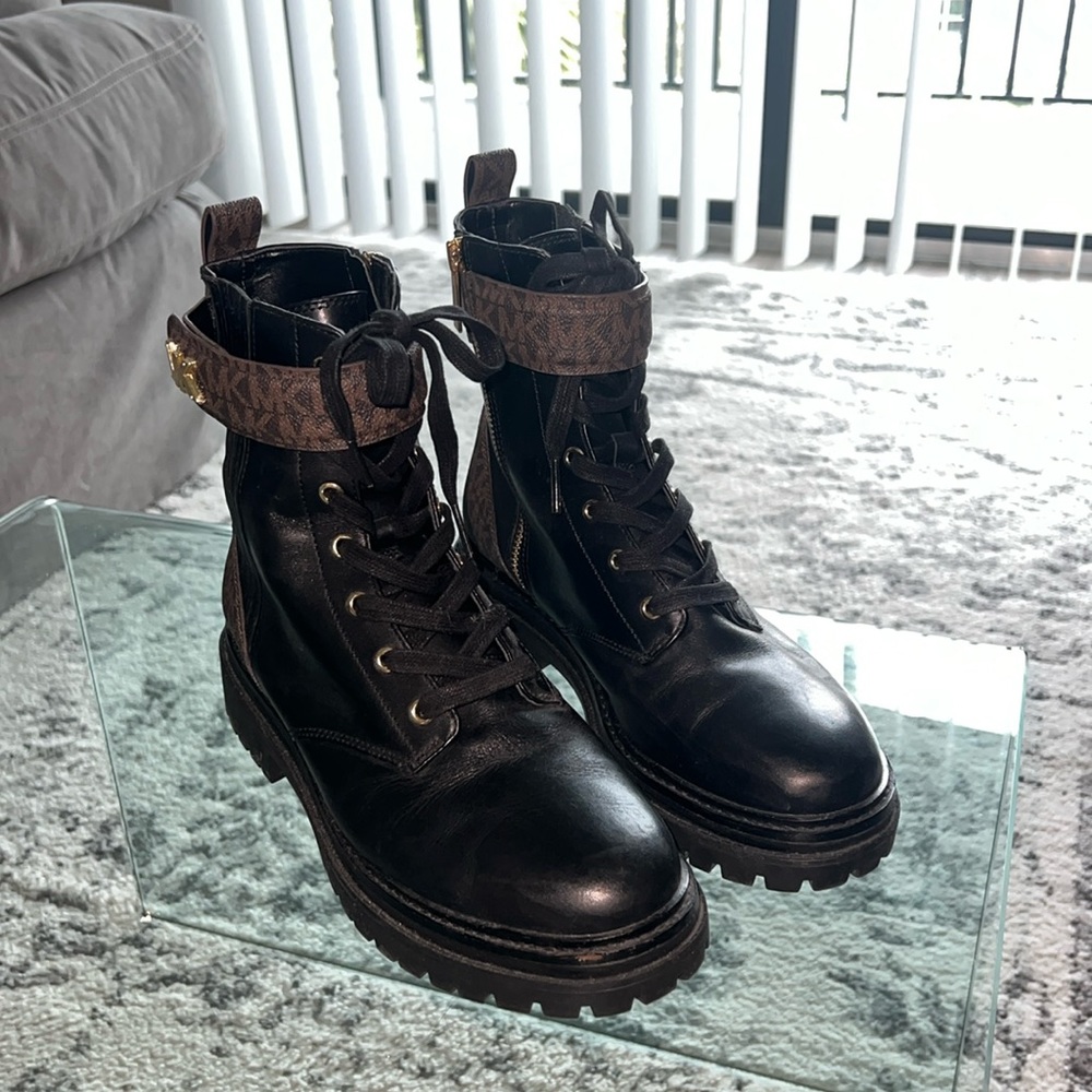 Michael Kors combat boots
